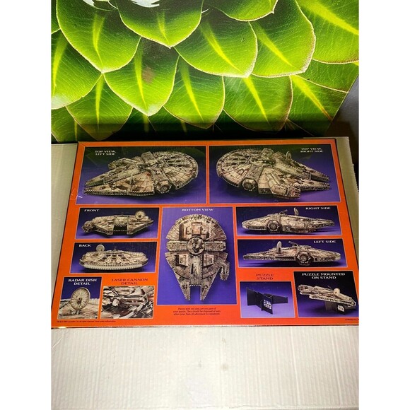 vintage 1995 Star Wars Millennium Falcon Puzzle 3D 857 pieces (SEALED) - Picture 4 of 4